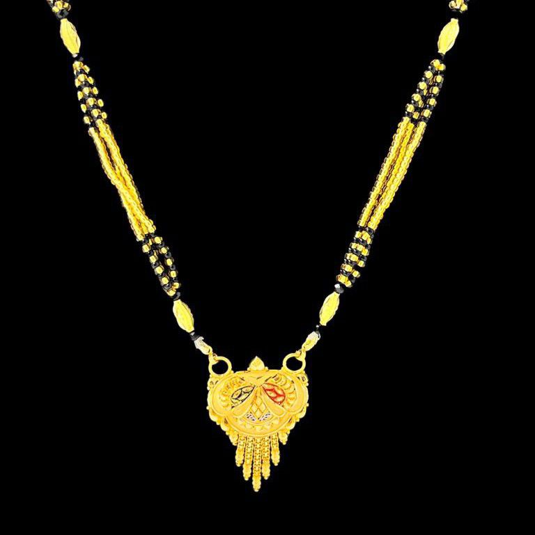 916 hallmark deals gold mangalsutra