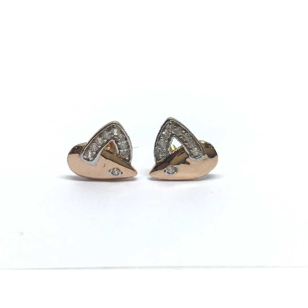 18k Rose Gold Ladies Earring E-60507