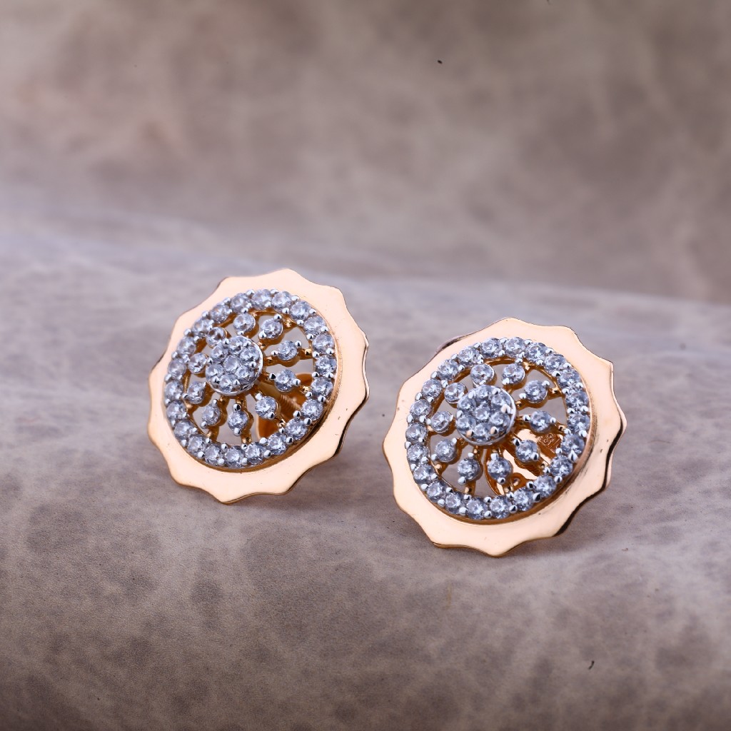 18kt Rose Gold Sophisticated Earring RE54