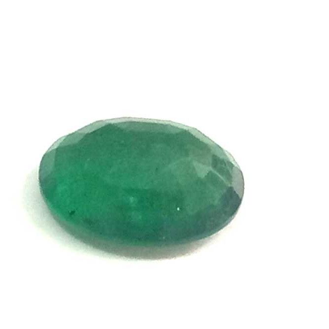 3.66ct oval green emerald-panna