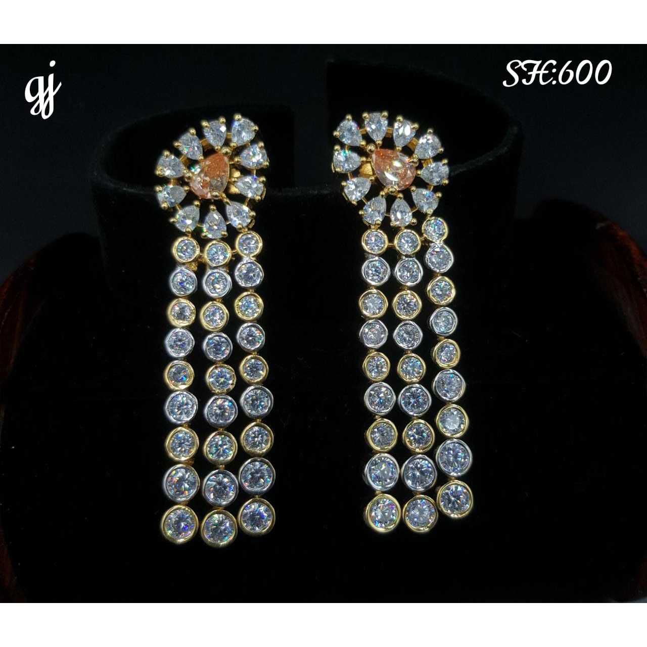Beautiful Diamond Earrings#1009