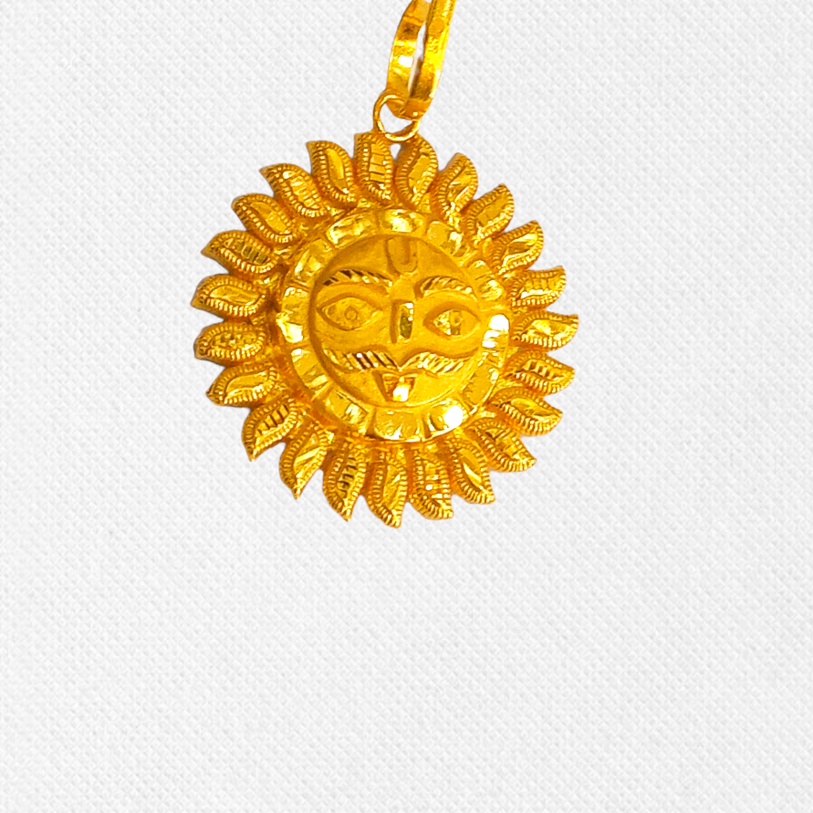 Gold Sun Pendant