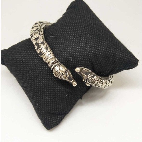 925 sterling silver oxidesed designer gent's bracelet