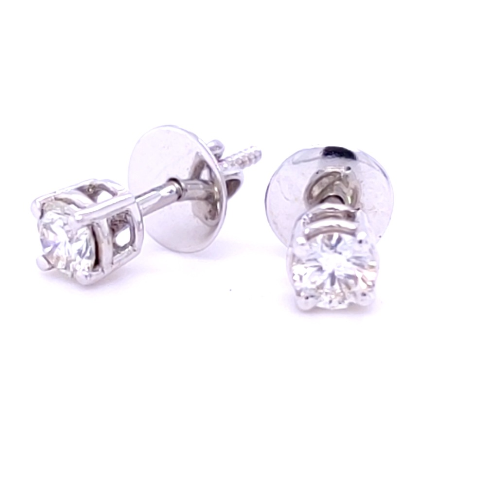 Mariana solitaire diamond earring in gold
