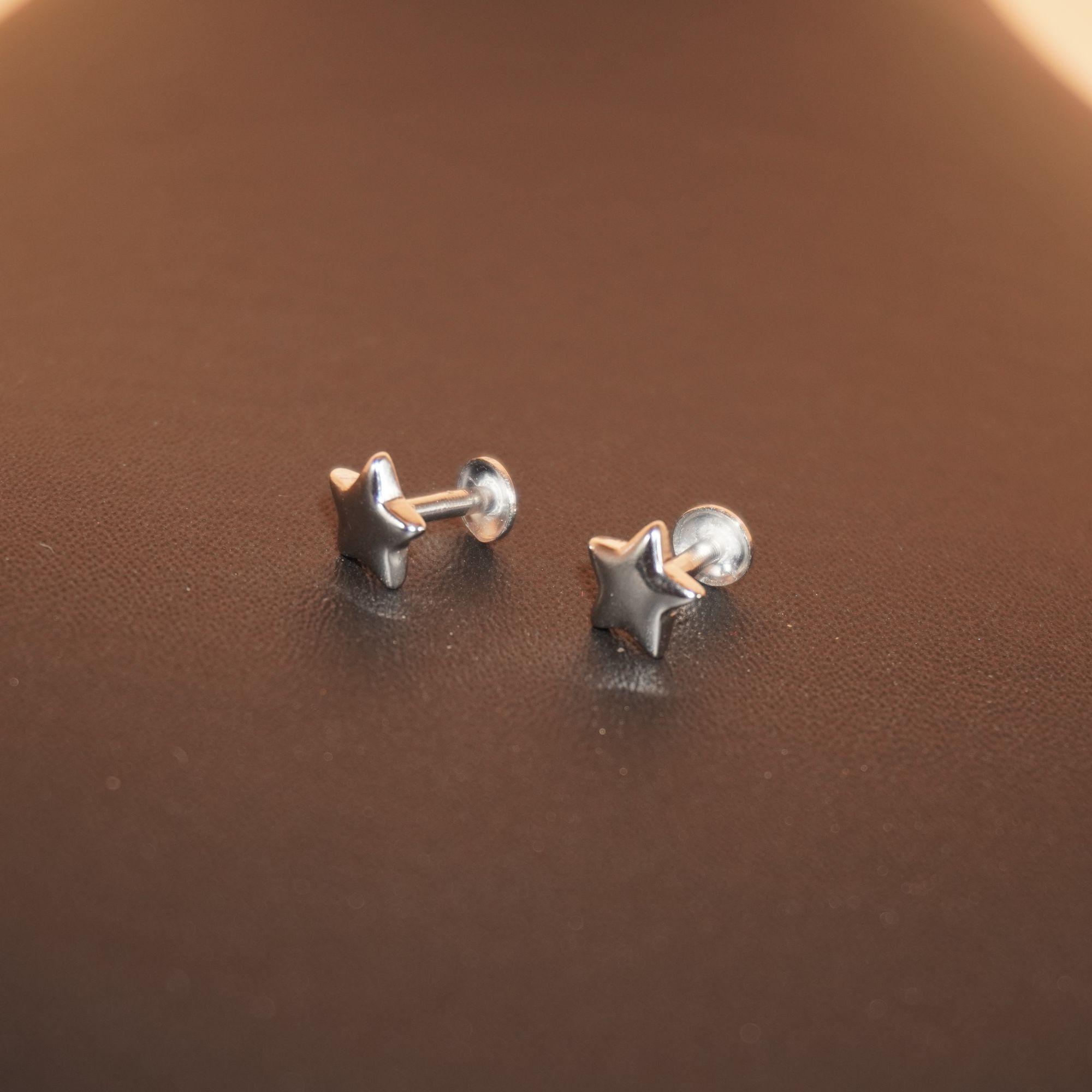 925 Silver Star Design Earring