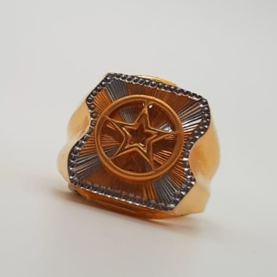 22 ct gold star ring specially jence