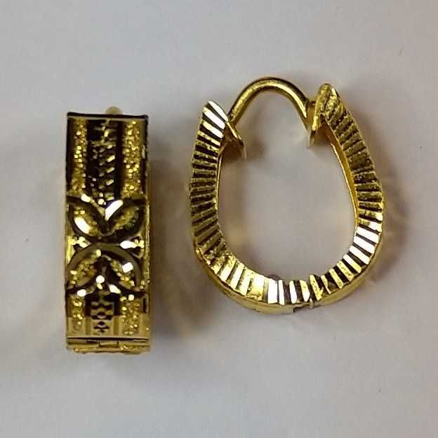 916 Gold Fancy UVbali Earrings Akm-er-143