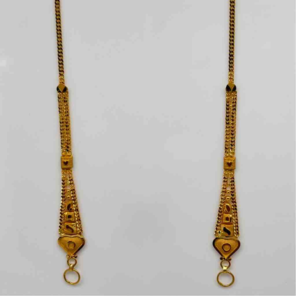 Gold Fancy Line Designs
