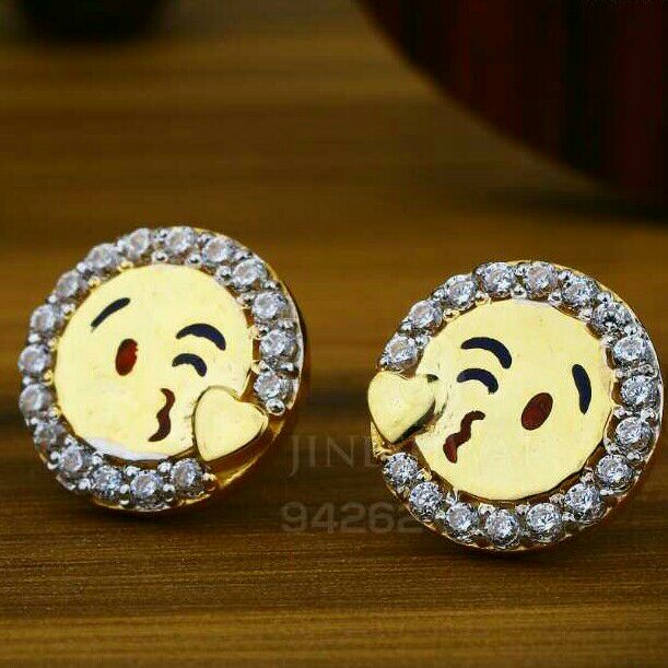 18kt Precious Emoji Shape Beby Tops ATG -0161