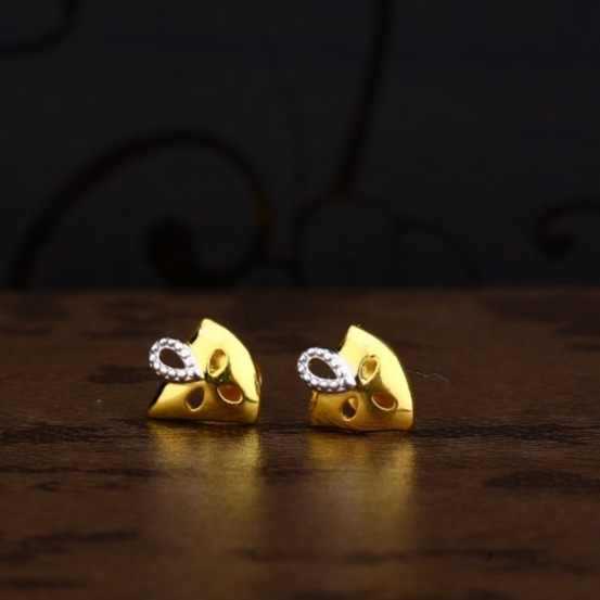 22 carat gold casting fancy ladies earrings RH-LE594