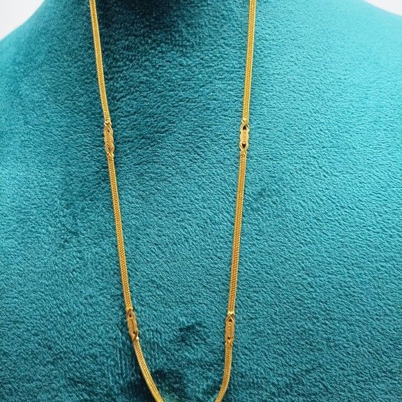 22crt Gold  Peace Fiting Chain