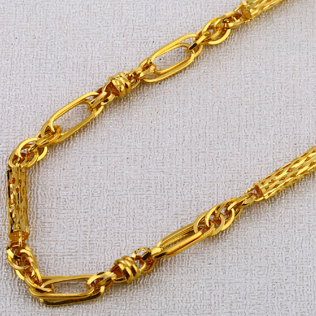 mens stylish gold chain design