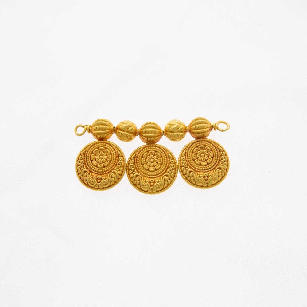 22kt gold gauzy kalkati mangalsutra pendant