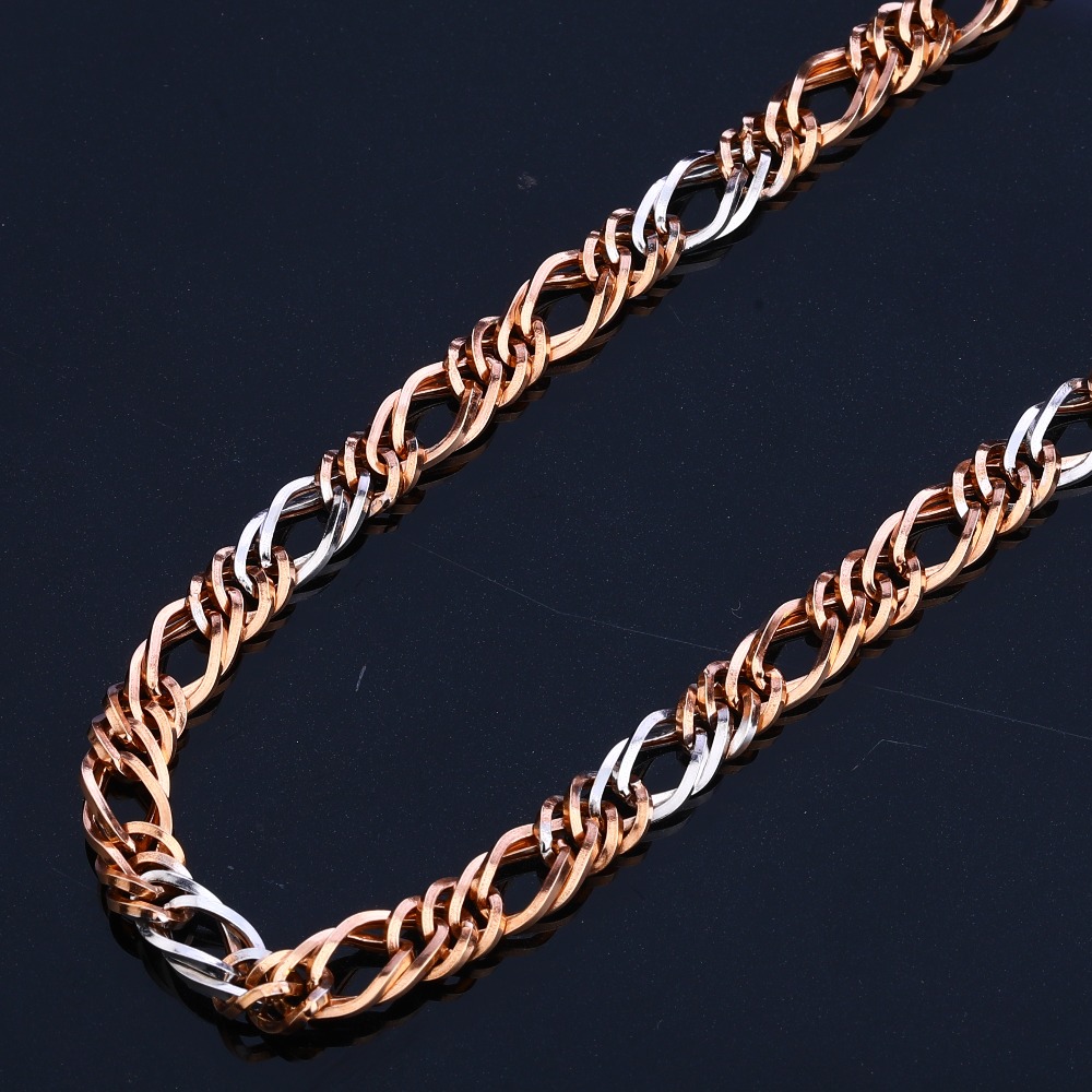 750 Rose Gold  Gorgeous Men's Chain RMC54