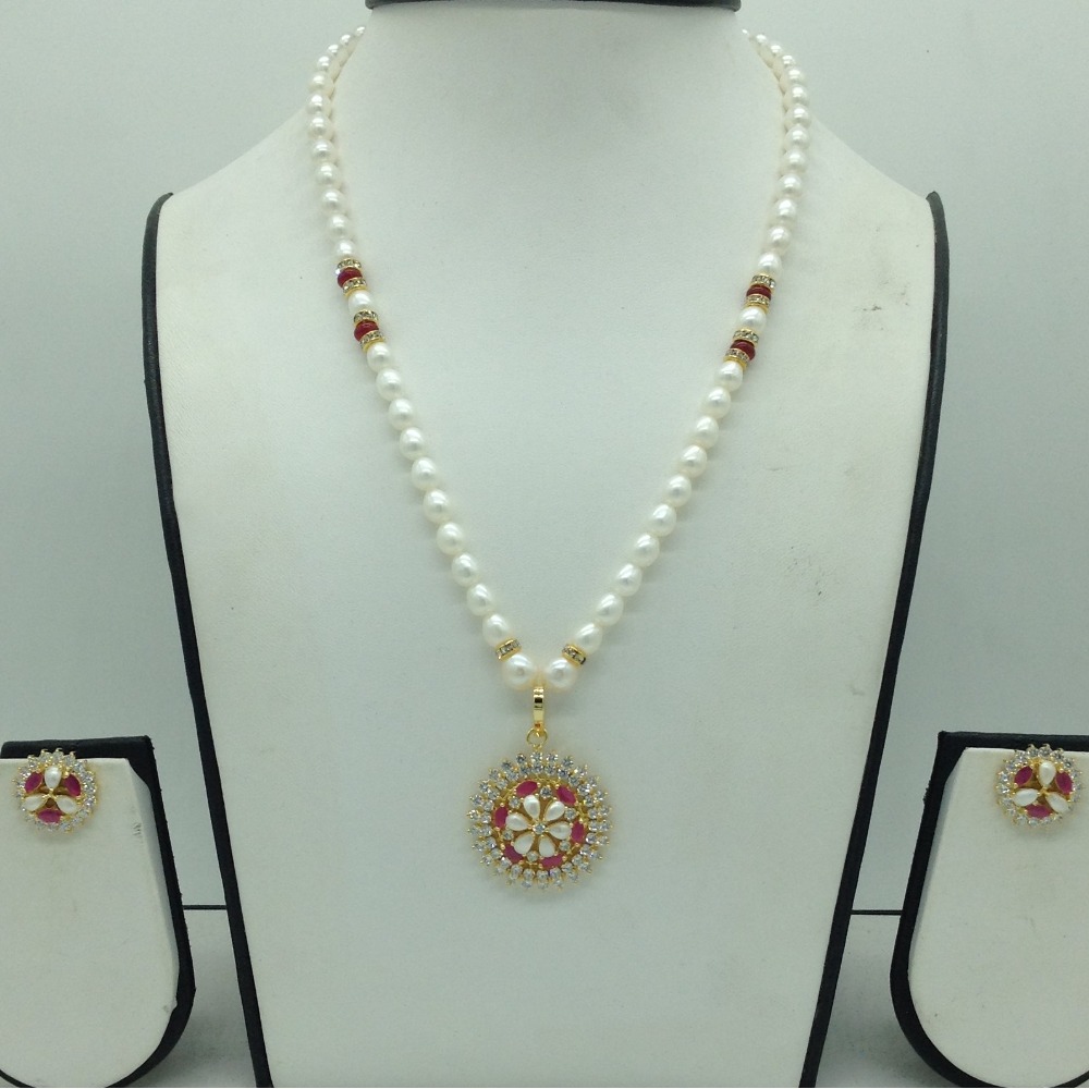 Oval Pearls Mala JPS0723 