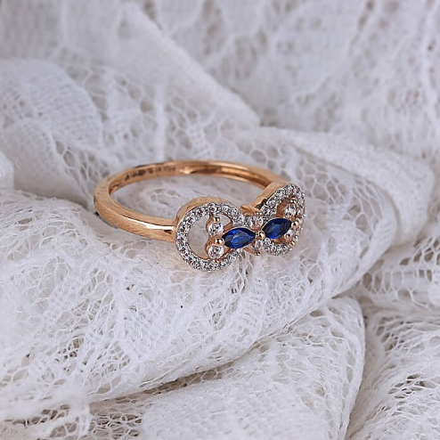 Infinity ladies ring