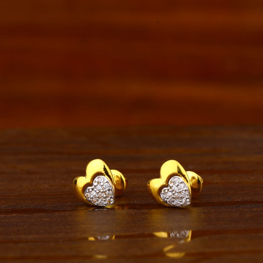 916 Gold Fancy Ladies Tops Earrings LTE308