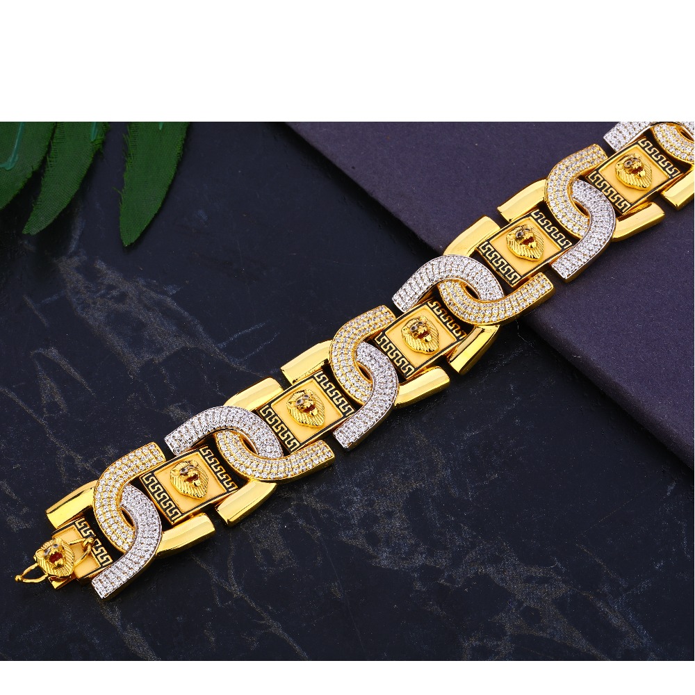 916 Gold Men's Gorgeous Casting Bracelet MCB118