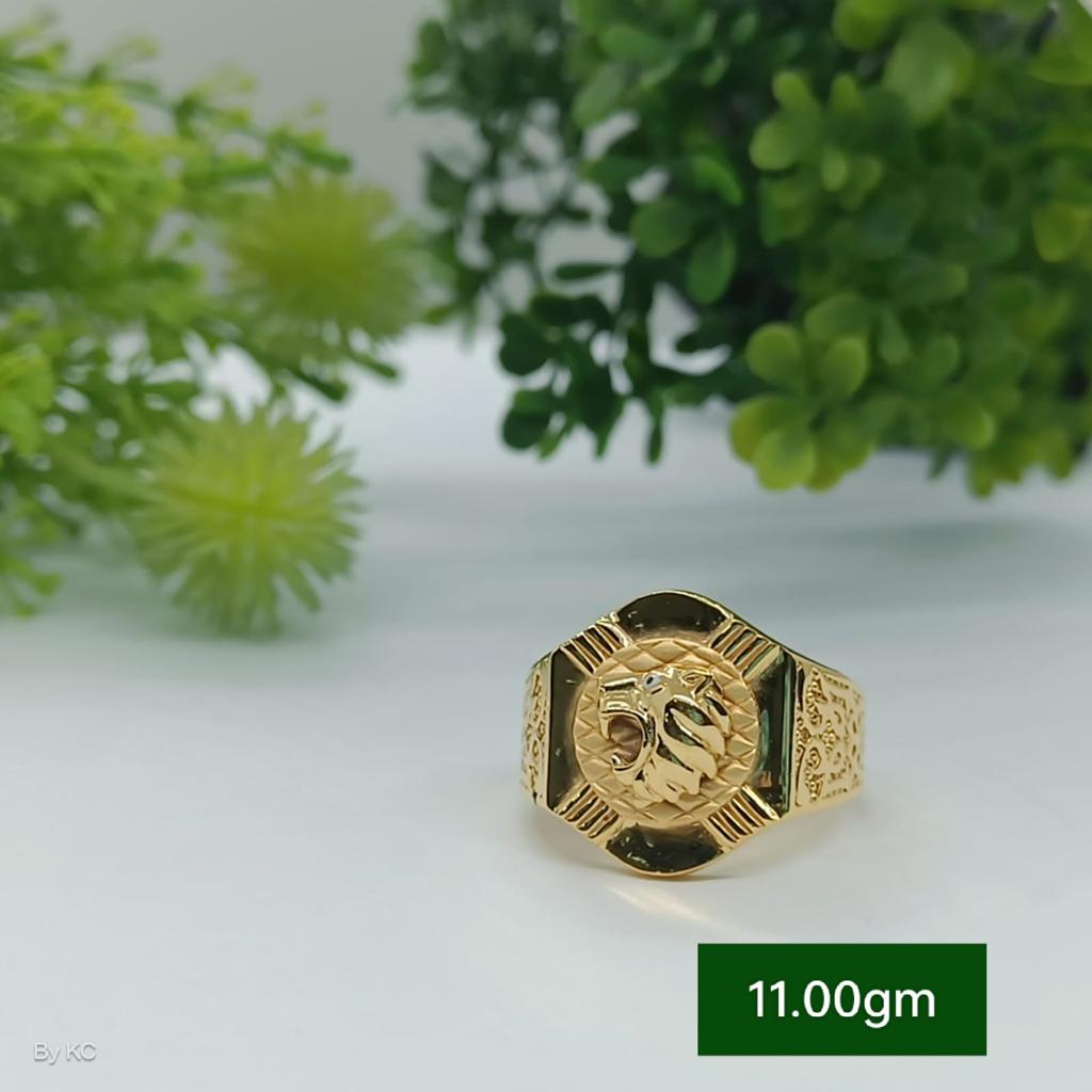 916 Gold Hallmarked Ring For Men