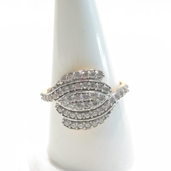 Silver classic design hallmark ring 