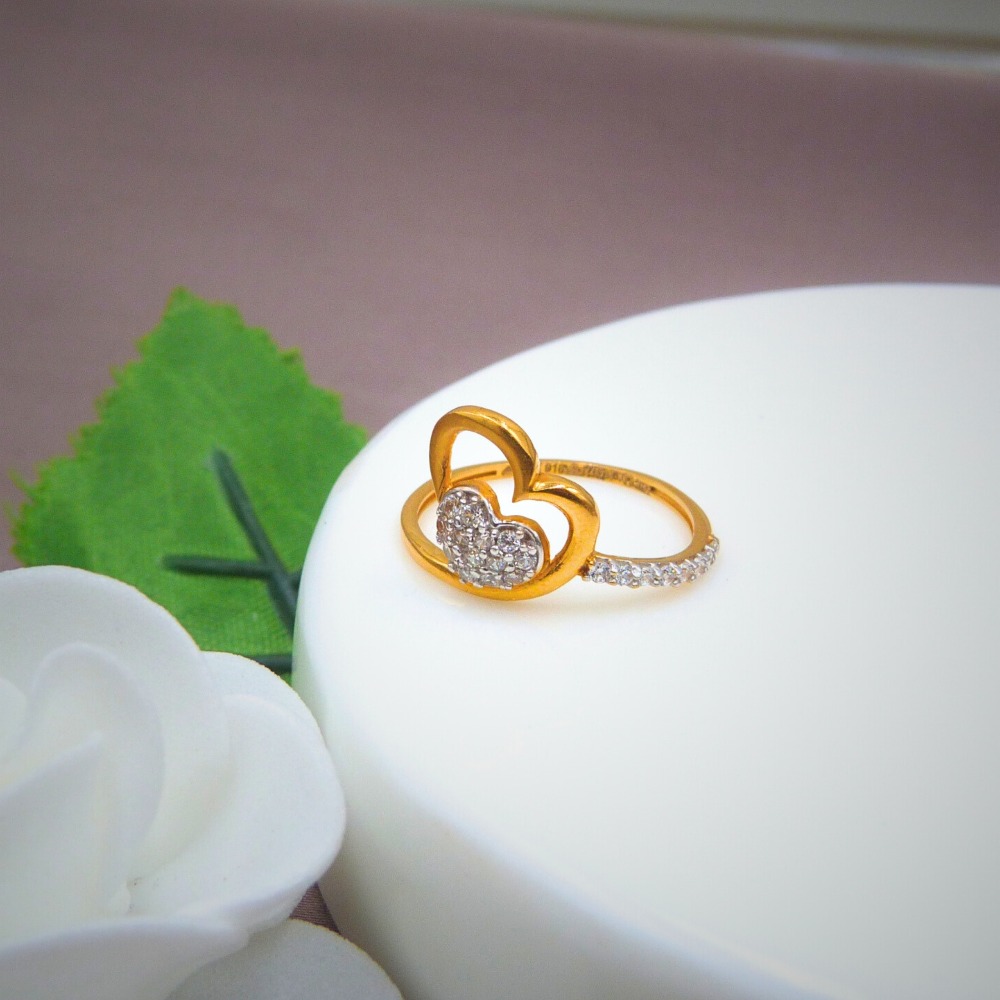Heart 22k Gold Lady Ring