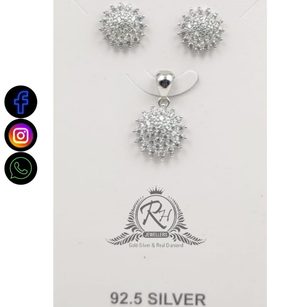 92.5 silver traditional pendants earrings RH-PE618