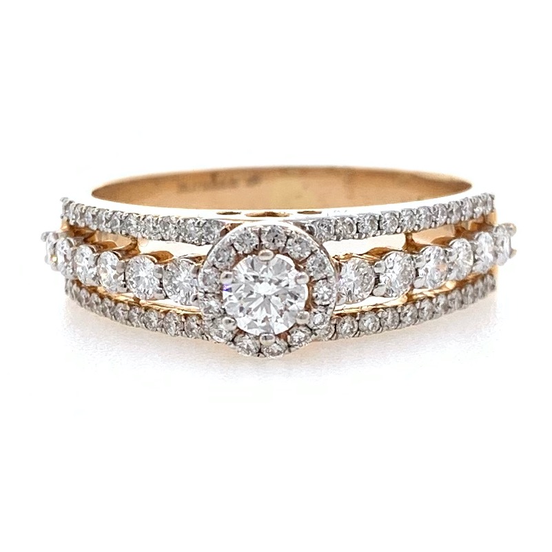 Buy Artistic Floral Diamond Ring Online | CaratLane