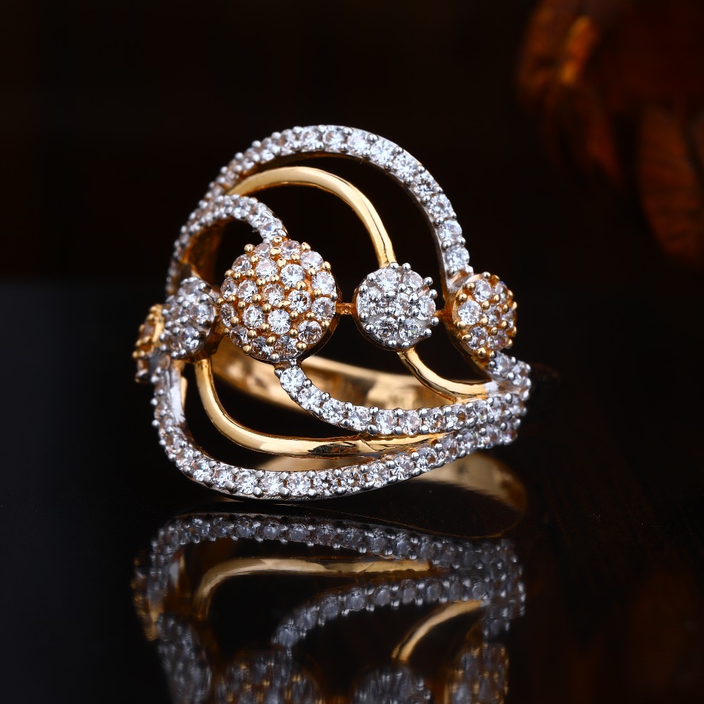 18KT Rose Hallmark Gold Exclusive Ring 