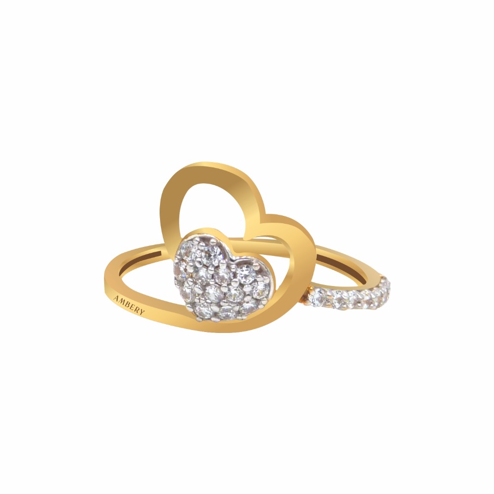Heart 22k Gold Lady Ring