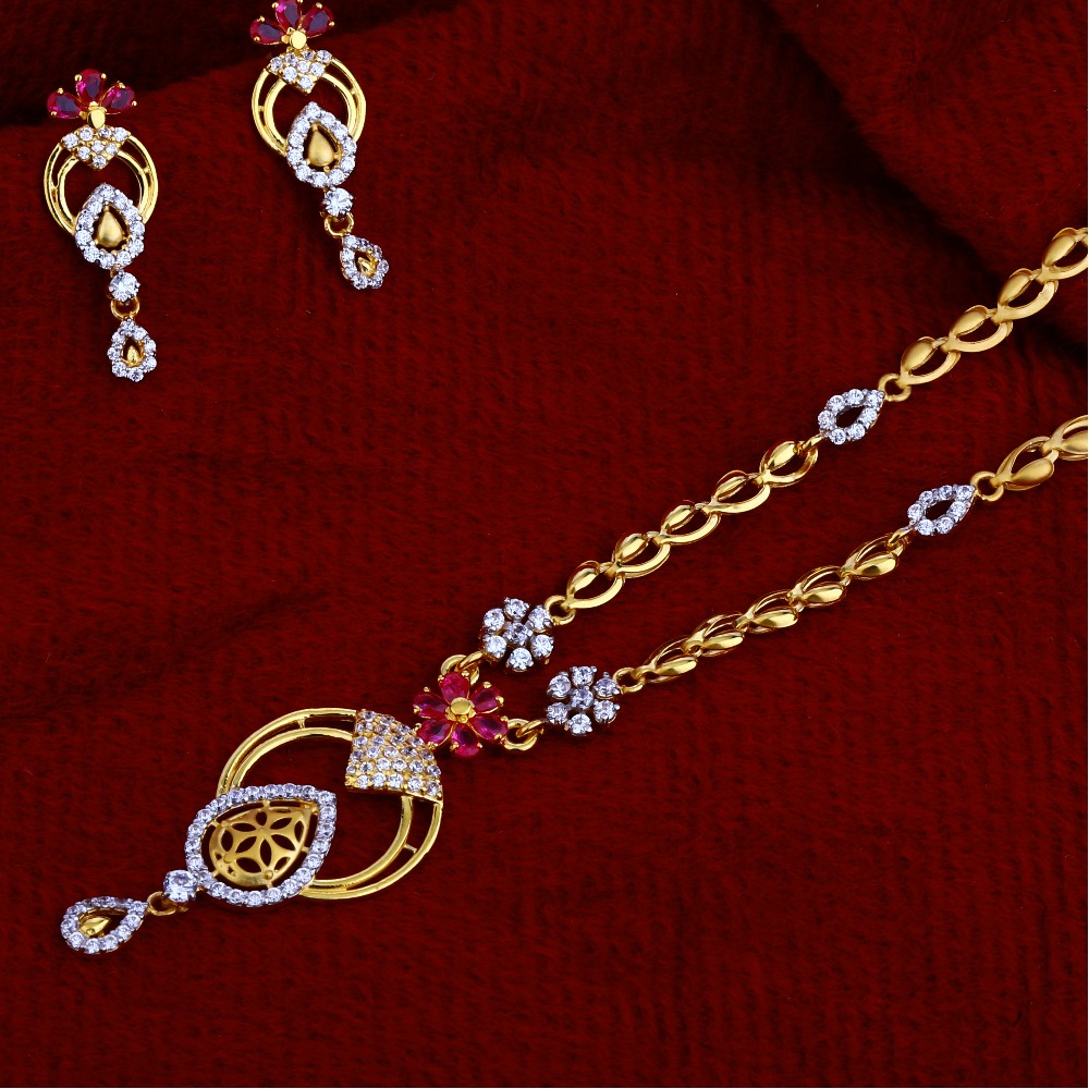 916 Gold  Ladies  Designer  Chain Necklace CN44