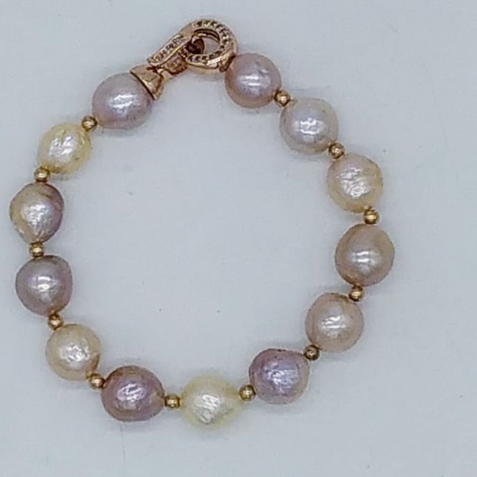 Freshwater Multicolour Pearls Bracelet JBG0315