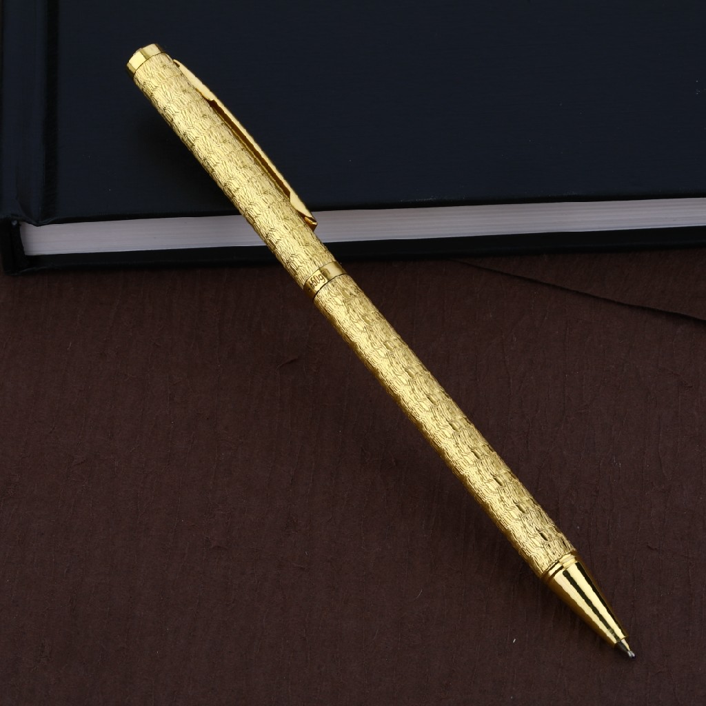 Mens 18K Pure Gold Ball Pen-BP04