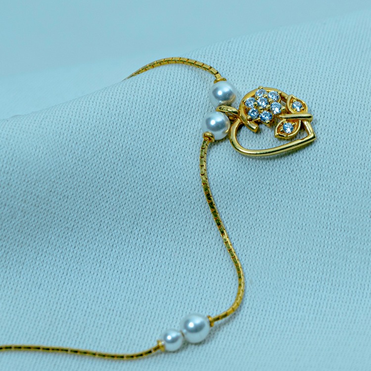 916 gold heart design Pendant Chain dk0065