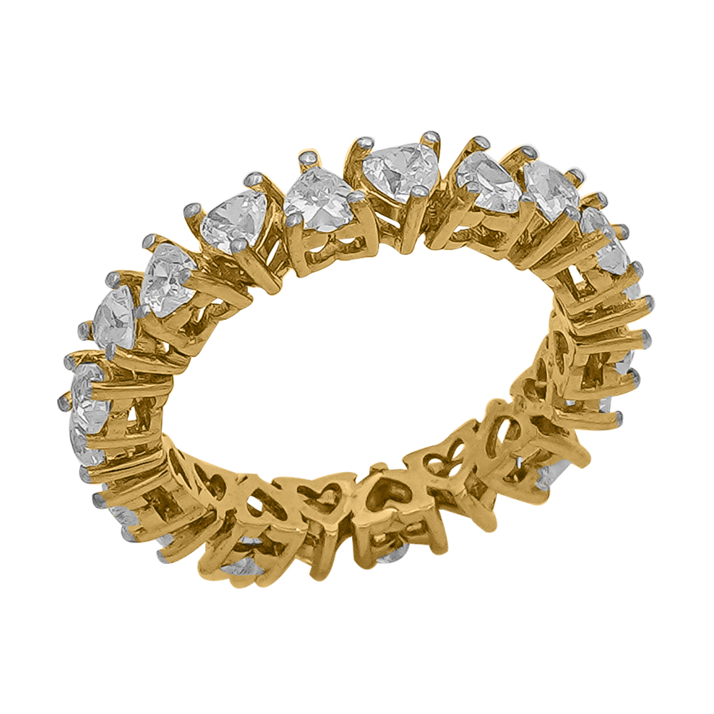 Gold Diamond Classic Ring MDR171