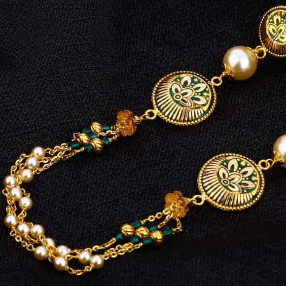 916 Gold Ladies Gorgeous Moti Mala AC187