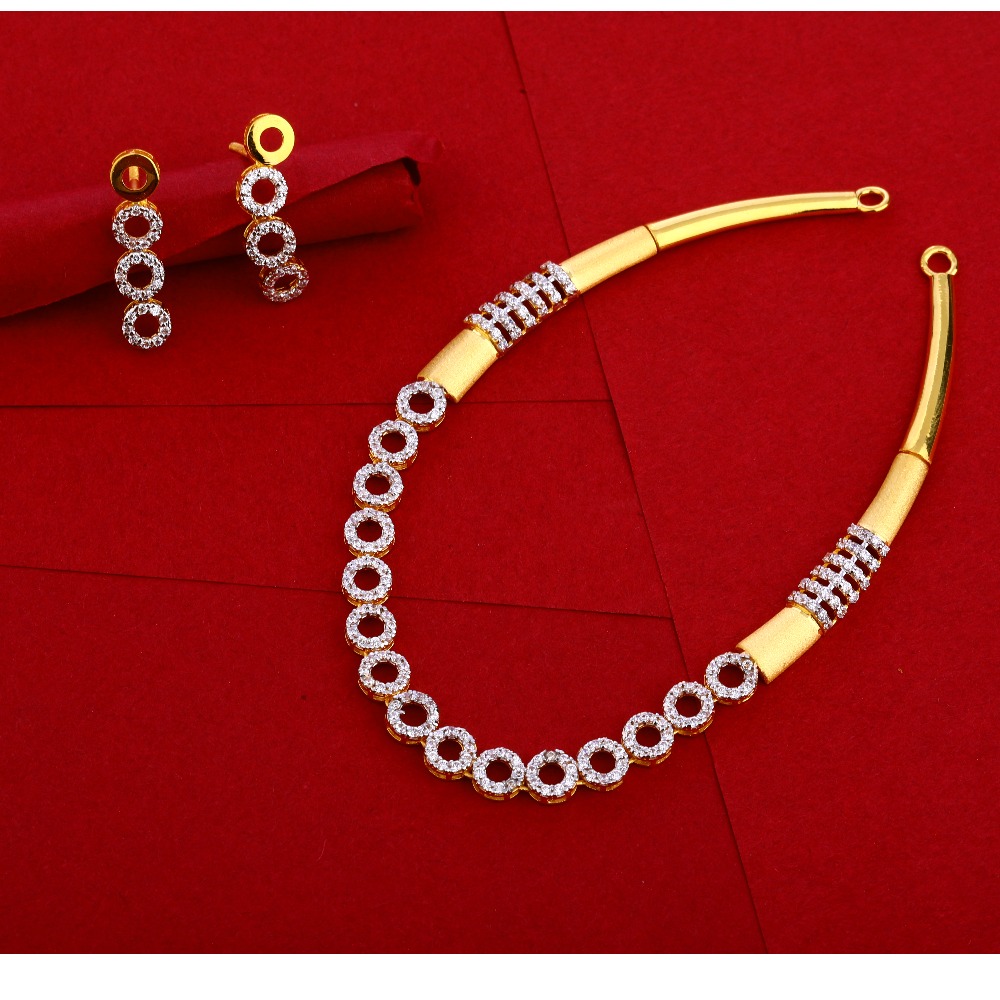 22KT Gold Hallmark Gorgeous Necklace Set LN188