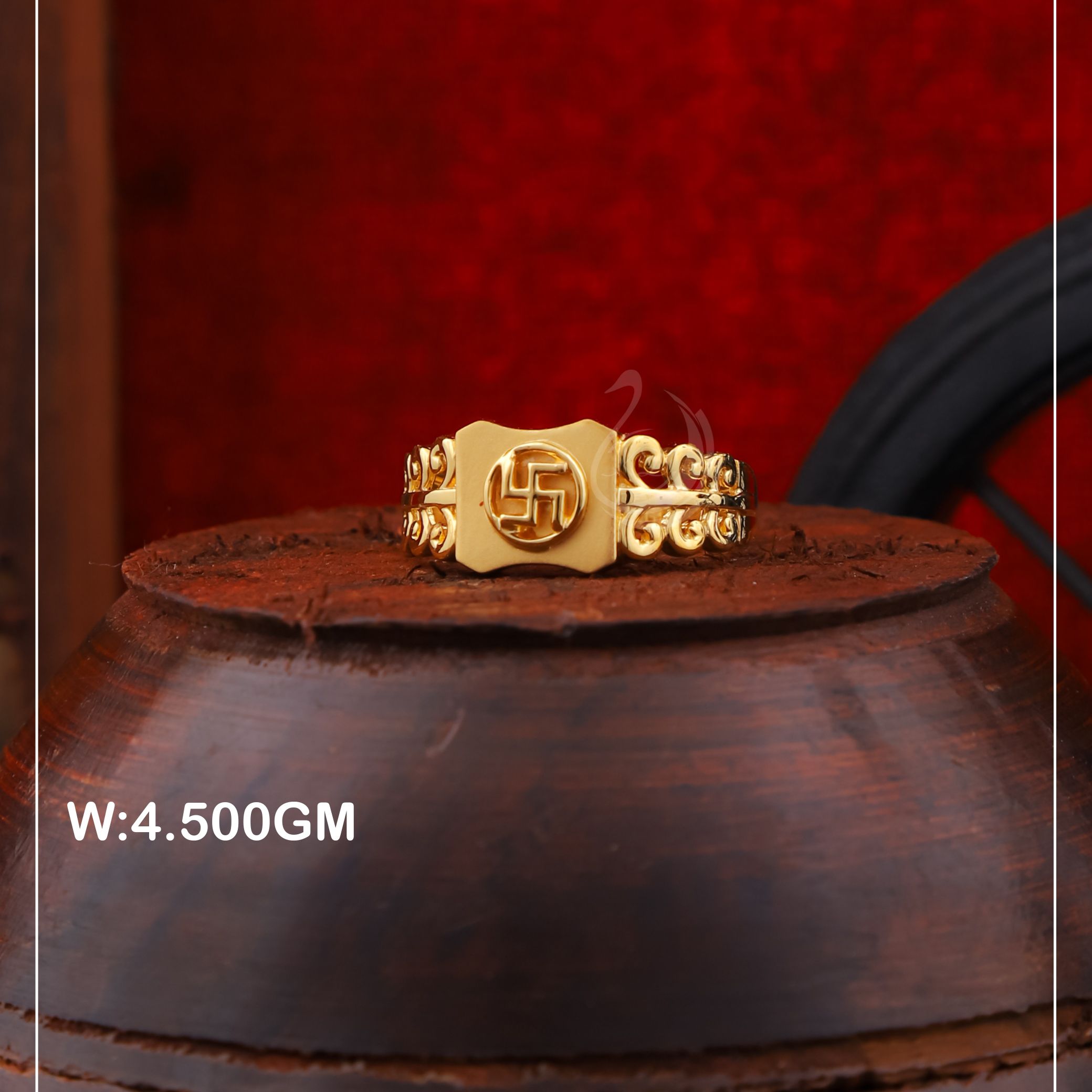 916 Gold Unique Sathiya Design Ring PJR08