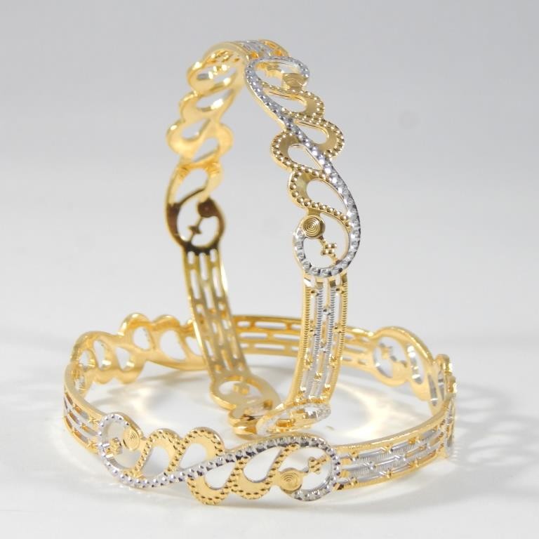 Cnc gold sales bangle design