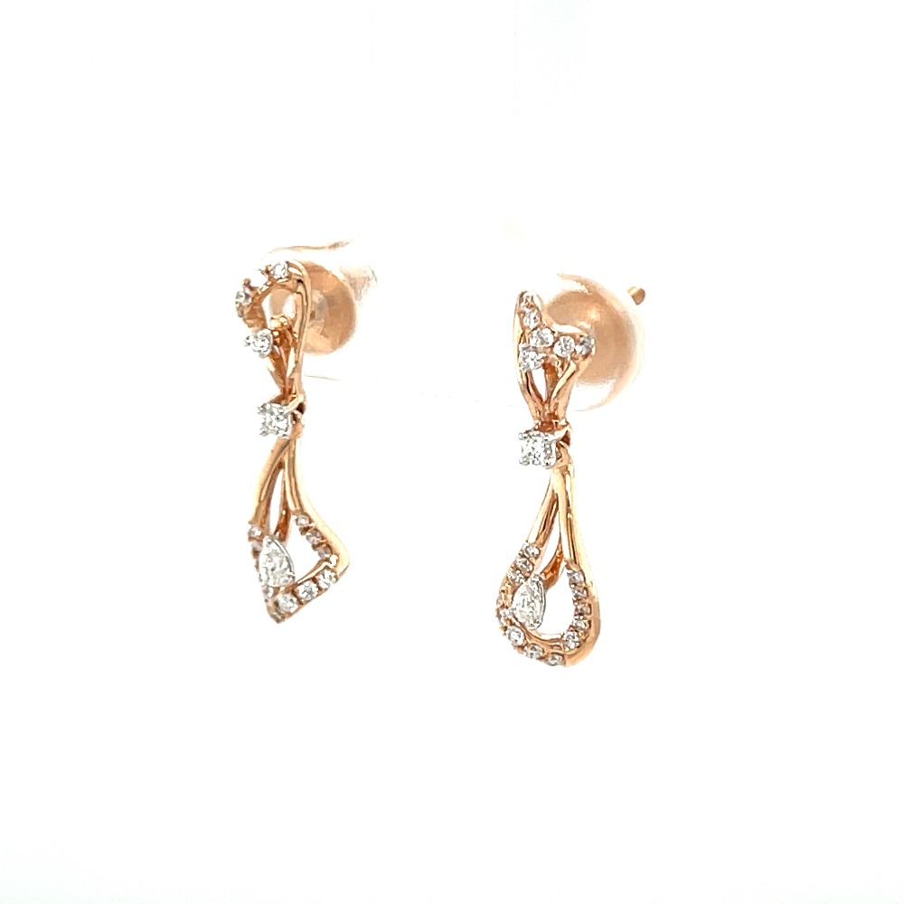 Hanging Diamond Earring Jewelry by Royale Diamonds
