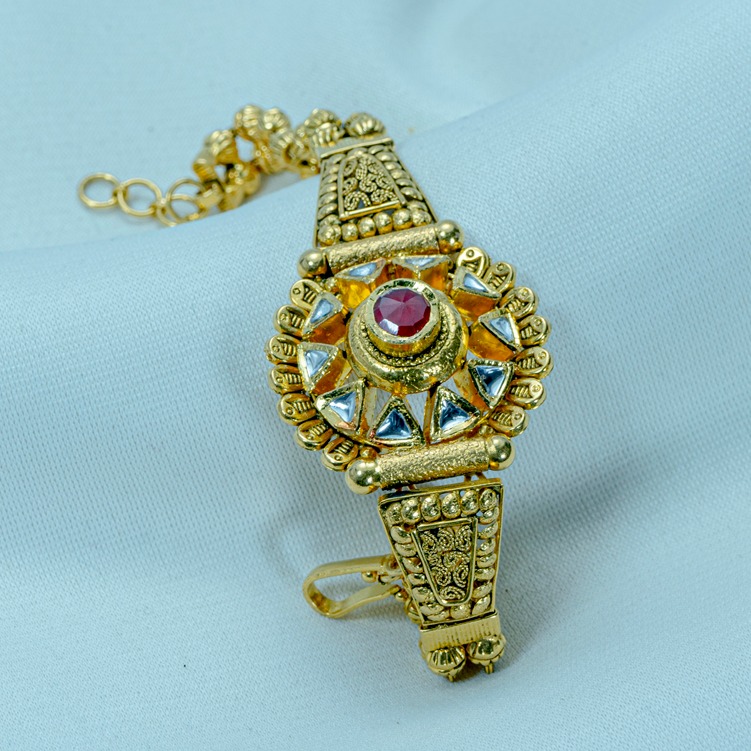 916 gold Bridal Antique Bracelet LB-566