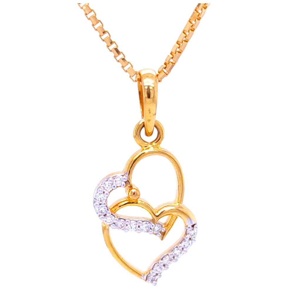 Desire hearts diamond pendant