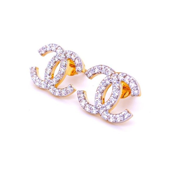 Chanel CC Diamond Earring