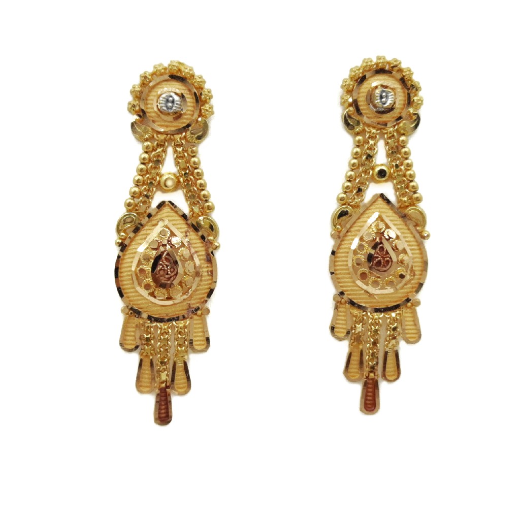 22k Gold Culcutti Necklace with Earrings
