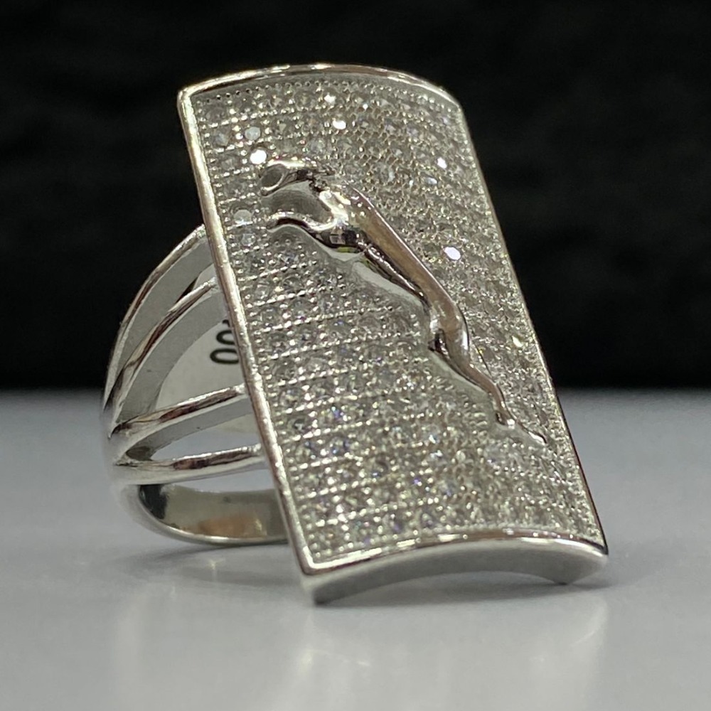 BS BLOOMSTYLE लड़कों के लिए नकली हीरे शादी की अंगूठी के साथ 925 स्टर्लिंग  चांदी, धातु, हीरा : Amazon.in: ज्वेलरी