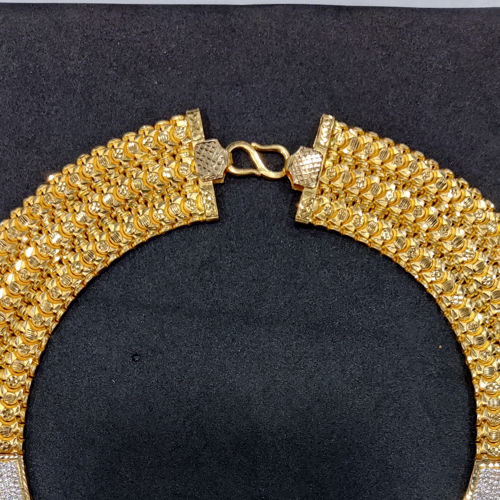 916 Gold Fancy Gent's Thakar Named SP Chain
