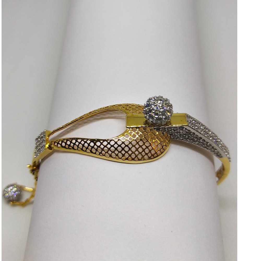 22k diamond and gold bracelet