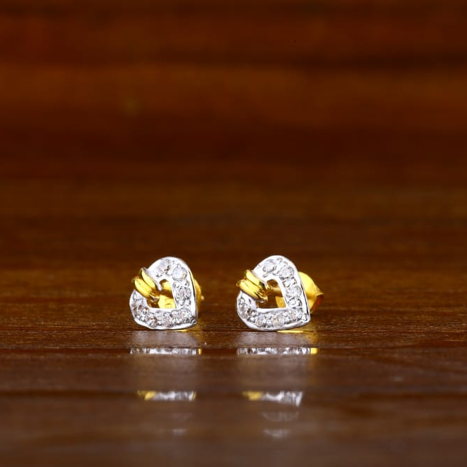 22CT Gold Hallmark Gorgeous Ladies Tops Earrings LTE263