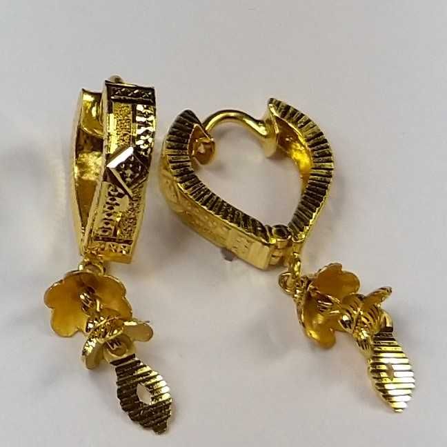 916 gold fancy uvbali earrings akm-er-139
