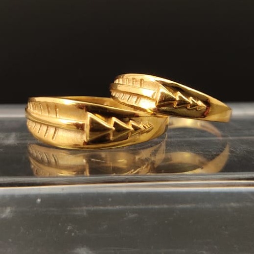 22 ct gold couple ring