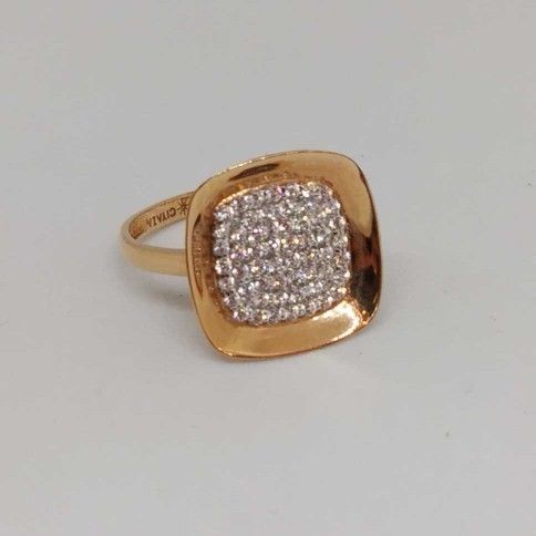 18 Kt Rose Gold Ladies Branded Ring